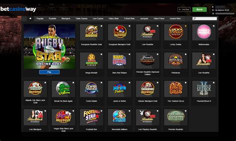  how to play casino on betway